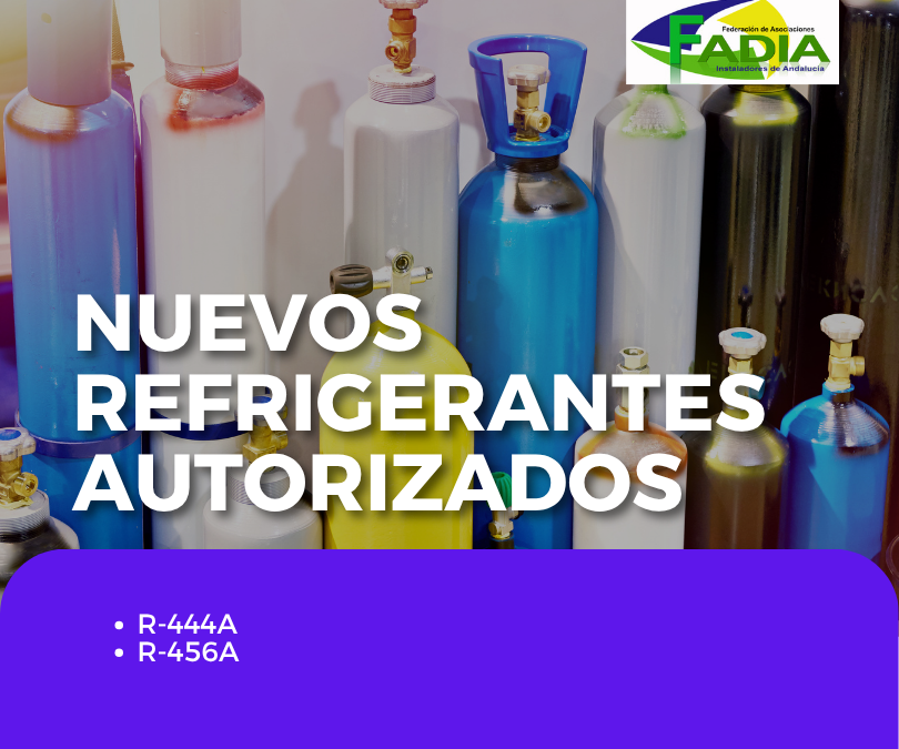 Se amplía la relación de refrigerantes autorizados por el RSIF