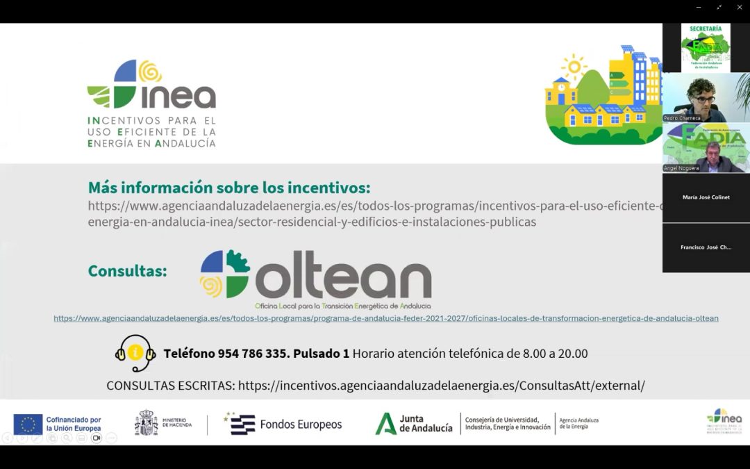 Vídeo: FADIA publica grabación del seminario sobre el Programa 1 del INEA tras el éxito de sus convocatorias